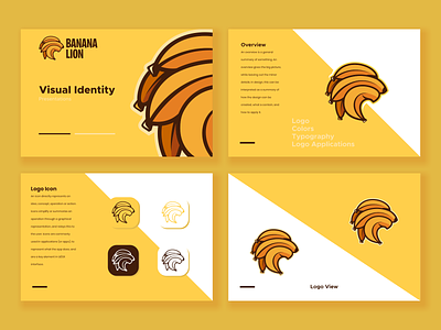 BANANA LION 3d animal animation banana branding combination design fruits graphic design illustration layot layout lion motion graphics presentation tamplate typography ui ux vector