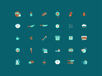 Collection of Objects, Vol. 1 cartoon color palette colorful cute icon design iconography icons iconset illustration infographics playful