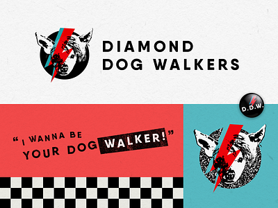 Diamond Dog Walkers Branding