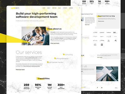 TechTalent branding design graphic design tech staffing ui ux visual identity web web design