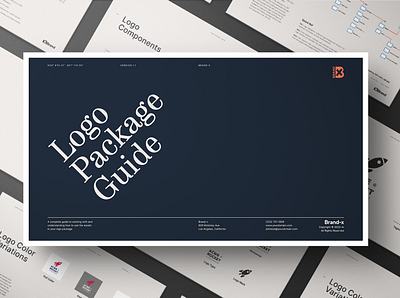 Logo Package Guide adobe asset brand guide branding design design system graphic design indesign logo logo package photoshop template the logo package express typography ux