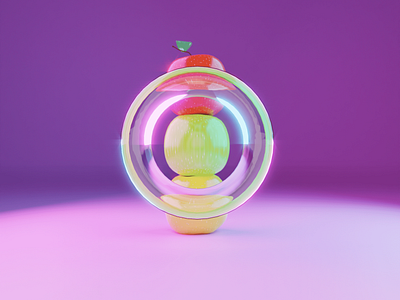 O - #36daysoftype 3d blender