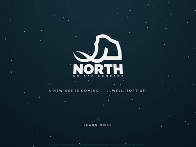 NorthApp.co Website branding css3 html5 logo responsive snowfall website