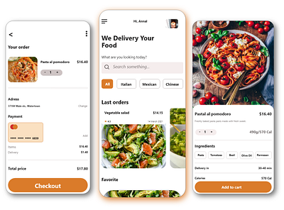I tried a cool delivery mobile app Ui design ui ux