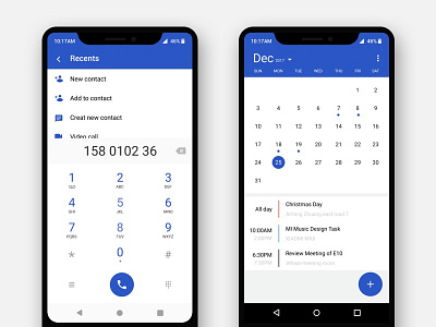 Calendar design ui