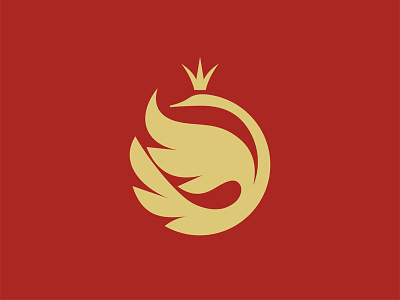 Bird Swan Princess Logo