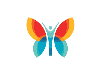 Butterfly Human Logo