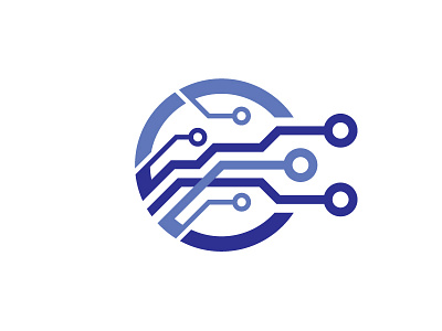 Electronic Chip Logo chip computer electronic internet logo network sign symbol tech technology