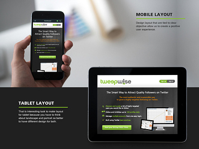 Responsive Web Interface