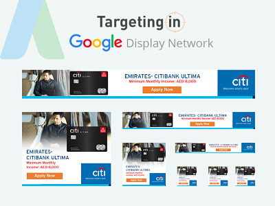 Google Display Ads citibank creative ads display ad display ads display network google ad banner google design marketing banner targeting ads