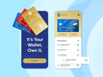 Credit Card - Banking App Concept