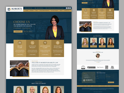 Law Firm Website Concept