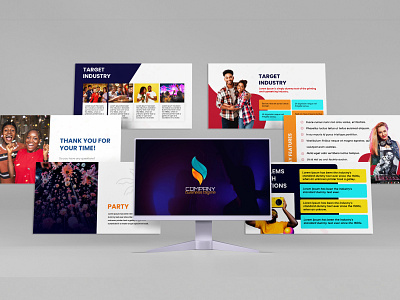 PitchDeck - Party & Events Management Company ads banner brochure business plan businessplan download flyer free layouts mockup pitch deck pitchdeck poster psds website