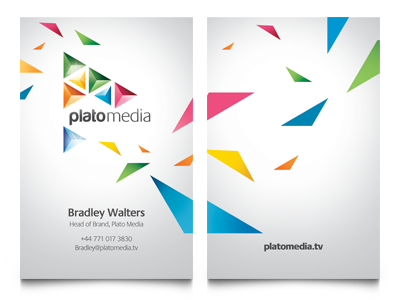 Business Card branding business card colour logo print