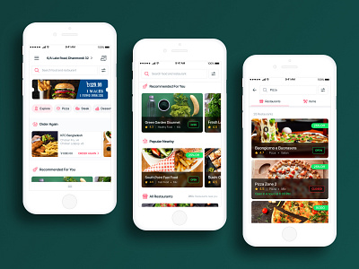 Food Delivery App Design