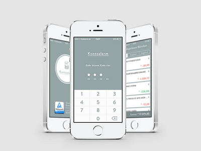 Smart Banking App »WORK IN PROGRESS« app banking concept design flat interface iphone minimal ui ux