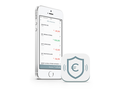 Smart Banking App »WORK IN PROGRESS« app banking concept design flat german icon interface iphone minimal ui ux