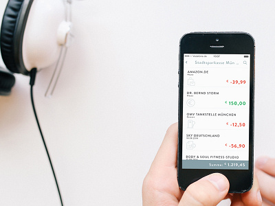 Smart Banking App »WORK IN PROGRESS« app banking concept design flat icons interface iphone minimal ui ux