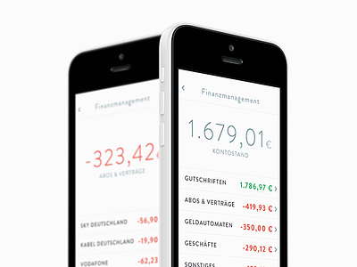 Smart Banking App »NEW FEATURES IN PROGRESS« app banking concept finance flat interface minimal pennies ui ux