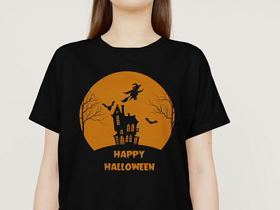 An Unique T-Shirt Design For Halloween. animation branding design graphic design halloween halloweenart halloweentshirt happyhalloween illustration tshirtdesigns tshirts tshirtslovers tshirtstyle vector womantshirt