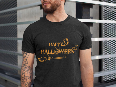 An Unique T-Shirt Design For Halloween. boo branding design gfx graphic design halloween halloweenart halloweenparty halloweentime halloweentshirt illustration men pumkin spooky t shirt tshirtdesign tshirtstyle vector witch