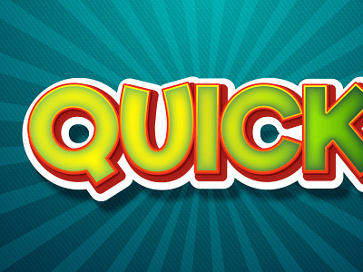 3D Illustrator Text Effects.
