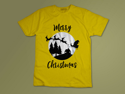 An Unique T-Shirt Design For Christmas. behance branding christmas christmastree design gift graphic design illustration logo logo designer logos merrychristmas santa tshirt tshirtdesign tshirts ui unique ux vector