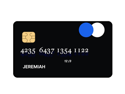 Credit card ui