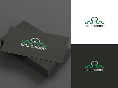 WilloWood green logo home logo house logo logo w logo wood ww logo