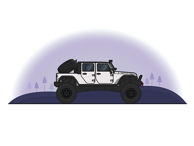 JEEP illustrator jeep offroad vector