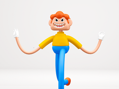 Finally Free!! 3d character character design cinema4d design dribbble illustration