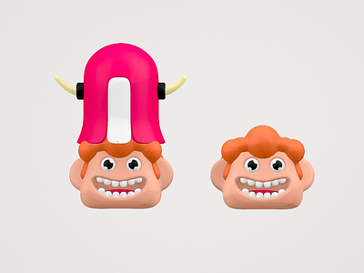 Head Shot 3d character character design cinema4d design illustration