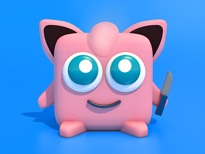 Pokémon as Cubes 3d character character design design dribbble graphic design illustration