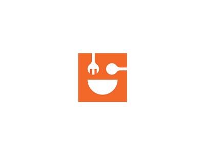 The Joy of Food behance brand branding dribbble food icon illustration logo logotype orange