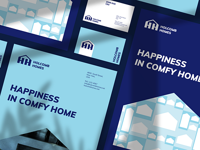 Holcomb Homes logo & brand identity