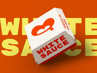 White Sauce - Burger Restaurant brand branding burger design dribbble food graphic design illustration logo logotype vector