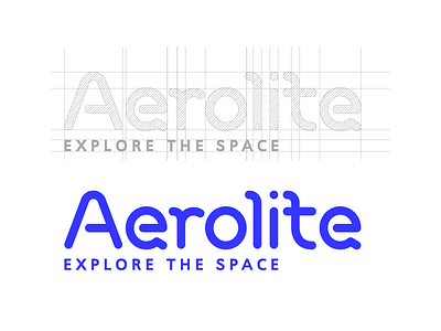 Aerolite aero logo logotype space structure