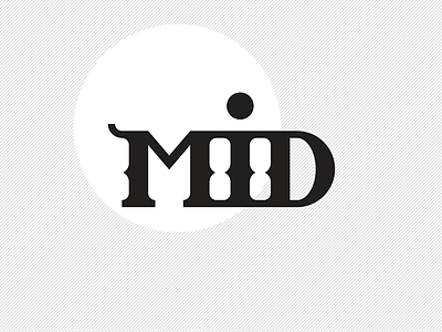 Mid dribbble logo logotype mid type