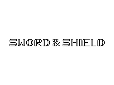 Sword & Shield Type data dribbble logo logotype security shield sword symbol type