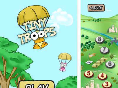 Tiny Troops App app artwork character design draw logo