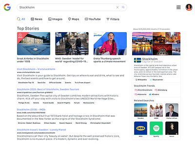 Daily UI 022 - Search 022 dailyui google google search google search results stockholm sweden