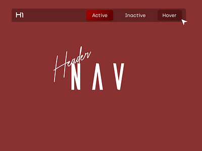 Daily UI 53 - Header Navigation