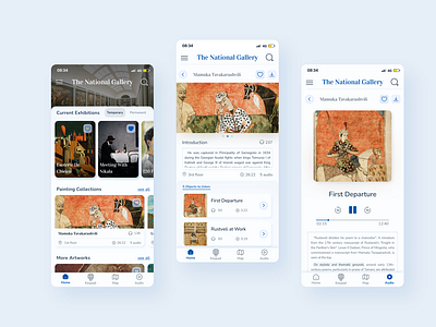 Art gallery audio app