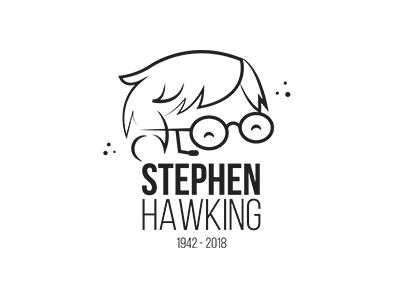 Stephen Hawking hawking logo rip stephen