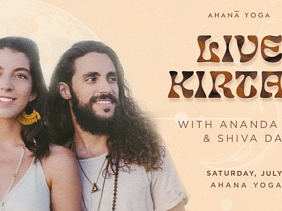 Live Kirtan Flyer branding design graphic design illustration photoshop typography