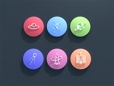 Mozcon 3d Color Icons