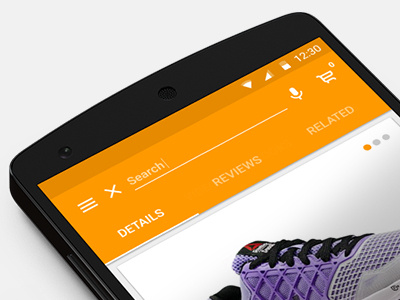 Material Design - Mobile Shopping App