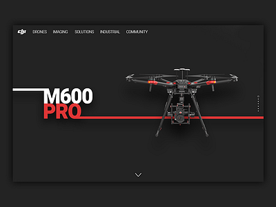 M600PRO website design design home m600pro ui ux web website