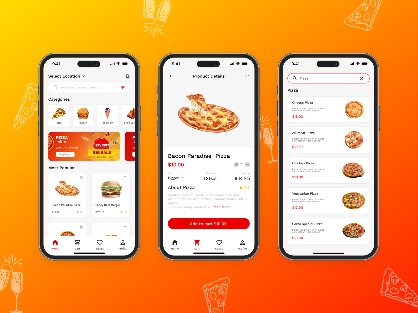 Pizza Club by Abbas Aliyu Alabura on Dribbble