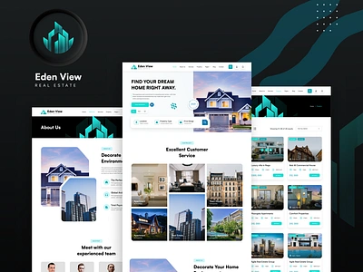 Eden View Real Estate eden view edenview edenview real estate estate house luxury real estate app product design real estate real estate site desktop real estate website ui ux web webdesign